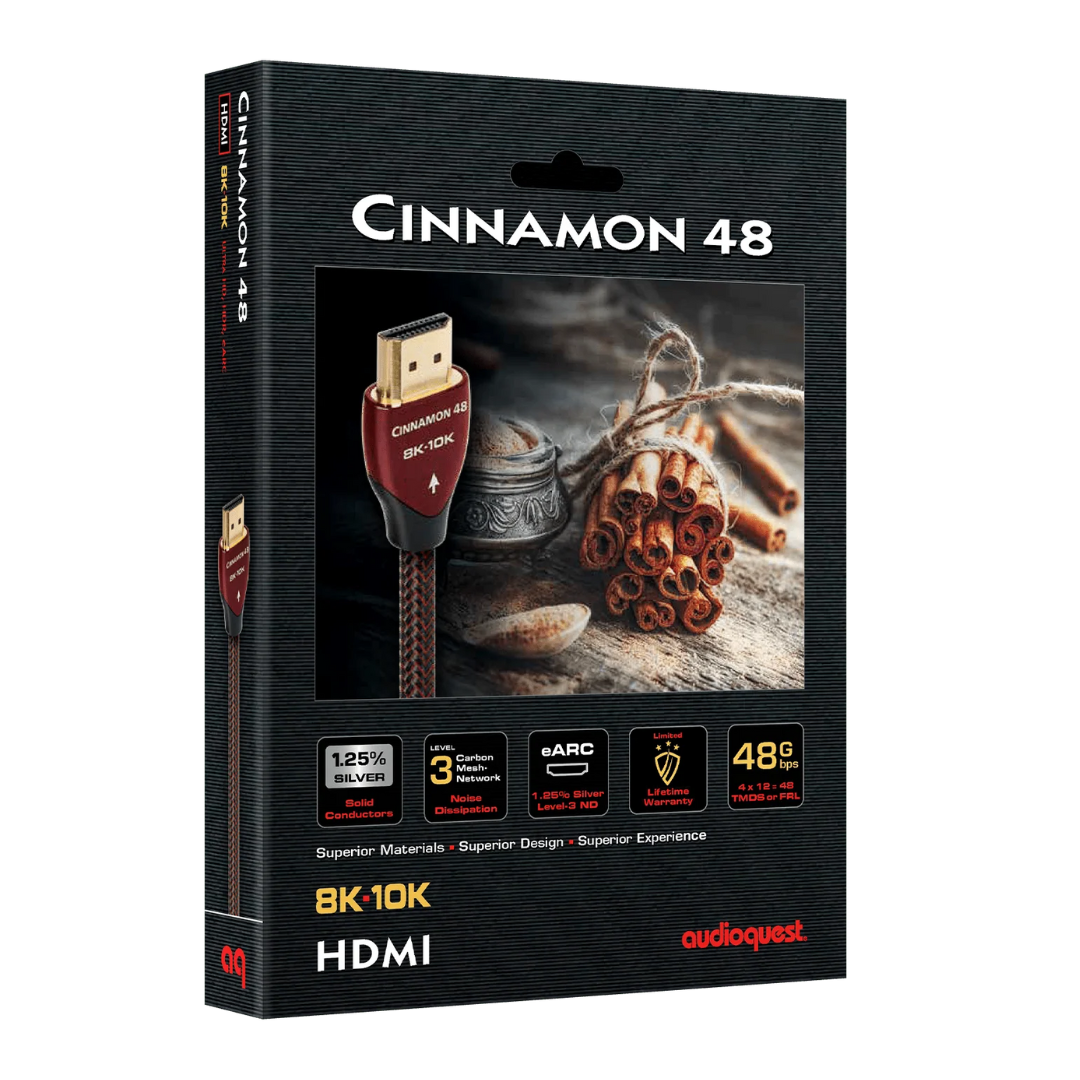 AudioQuest Cinnamon48 Ultra High Speed 48Gbps HDMI 2.1 Cable (1.5M)